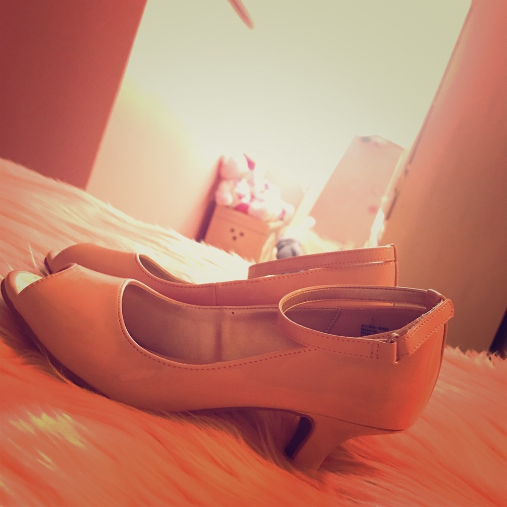 Pink high heels